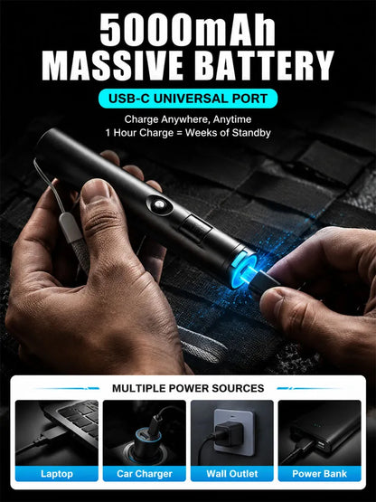 German high-intensity laser tech Military-Grade Tactical Red/Green Laser | Ignites at 1000℃, remotely removes foreign objects. Illumination distance up to 1000 yards!