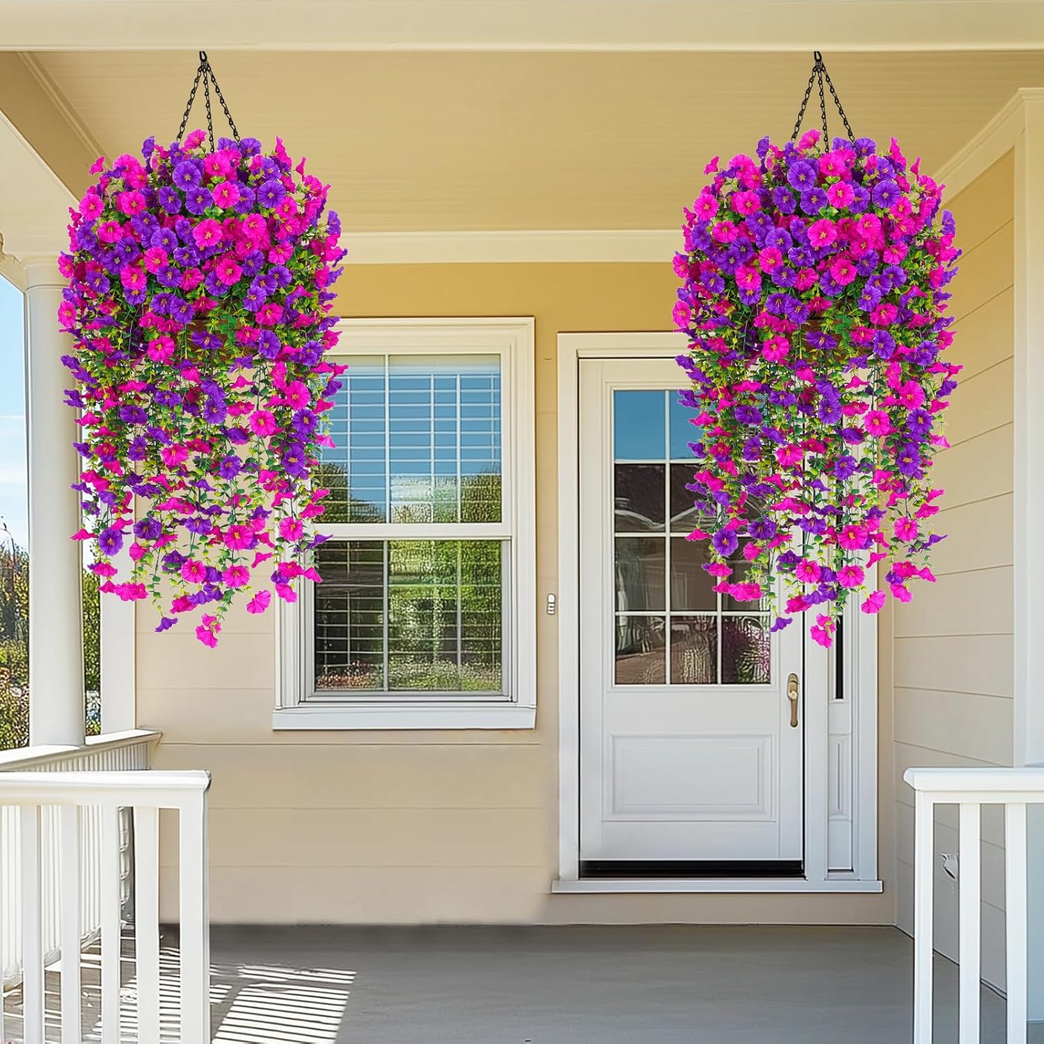 🌺UV ResistantHanging Artificial Morning Glory Vine💖