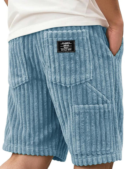 Men’s Corduroy Multi-Pocket Shorts