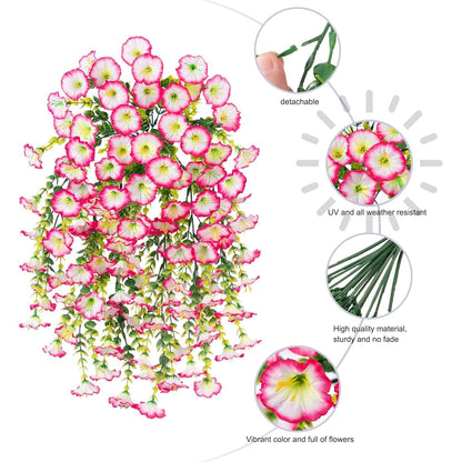 🌺UV ResistantHanging Artificial Morning Glory Vine💖
